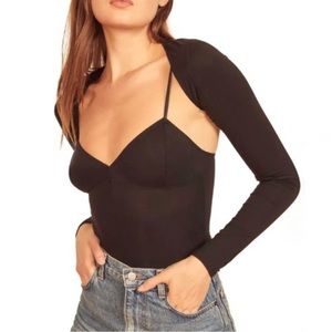 Reformation Melon Bodysuit